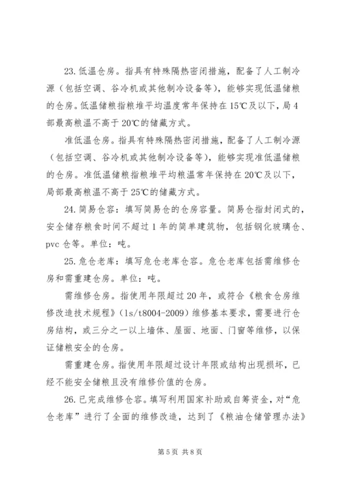 县粮食局仓储设施统计情况汇报材料 (3).docx