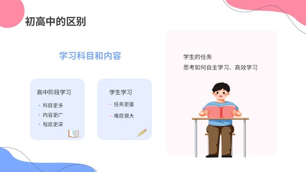 清新简约风高一开学家长会主题ppt课件开学家长会新生家长会家长会