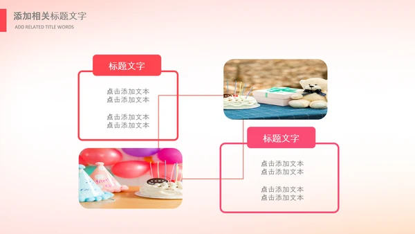 生日会宴寿诞生日快乐百天周岁PPT模板