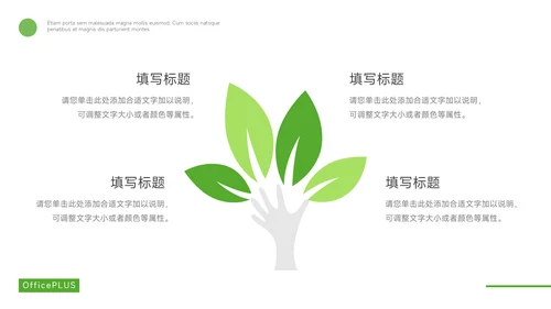 绿色极简高端年终总结汇报PPT模板