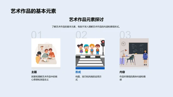 艺术赏析教学PPT模板