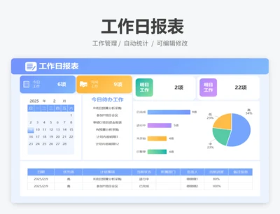 工作日报表
