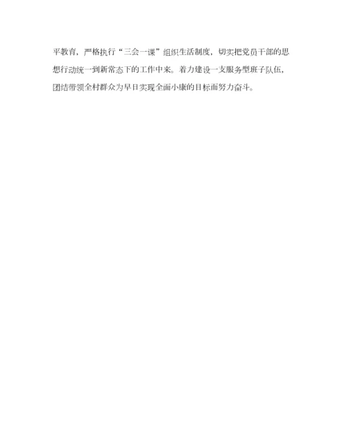 2023年村党支部书记抓基层党建工作述职报告.docx