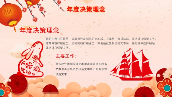 2023开门红年会春节联欢晚会喜庆PPT