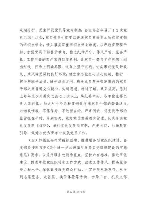 交通运输系统年度党建工作要点.docx