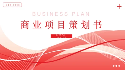 商业项目策划书简约风通用PPT模板