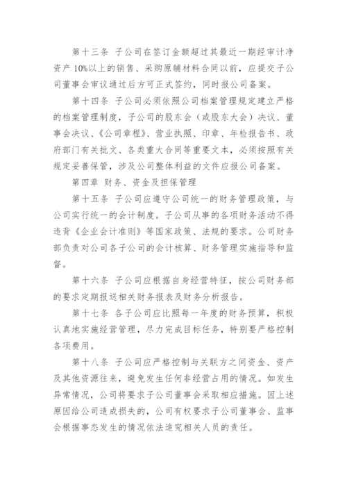 集团子公司管理制度.docx