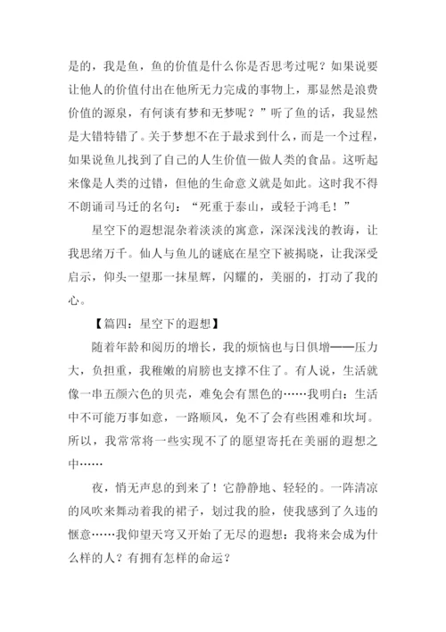 星空下的遐想作文-4.docx