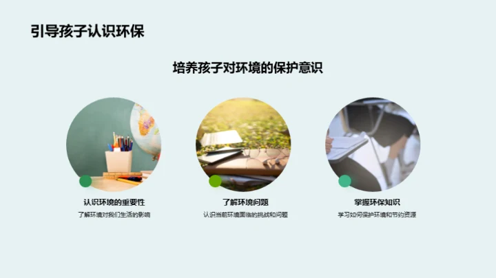 环保启蒙 从家到校