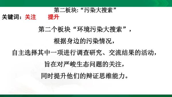 【期末复习】统编版道德与法治4年级上册第4单元我们所了解的环境污染复习课件（21张PPT）