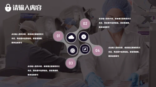 品管圈无菌车间述职汇报通用PPT模板
