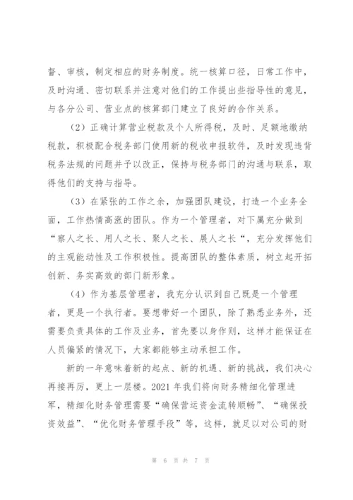 企业财务个人年度工作总结范文.docx