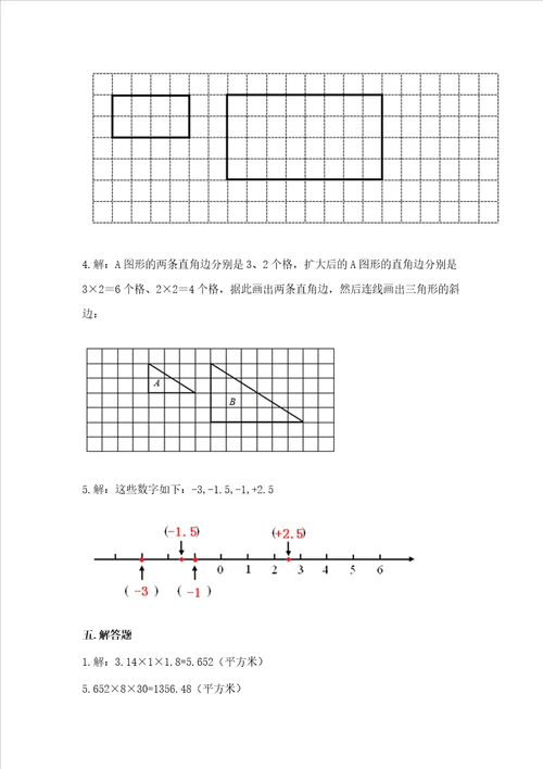 小学数学六年级下册重点题型专项练习带答案（突破训练）