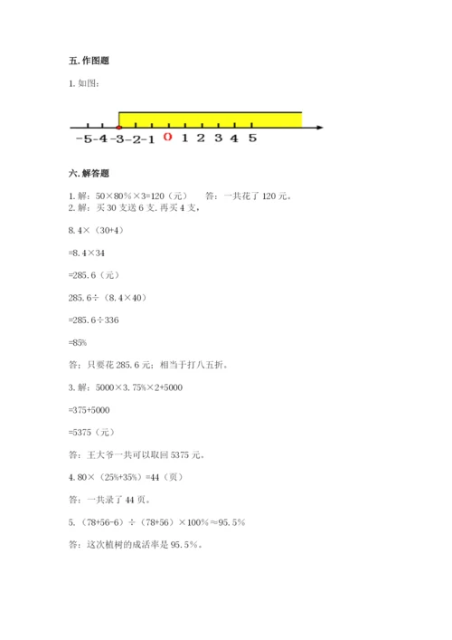 人教版六年级下册数学期末测试卷全面.docx