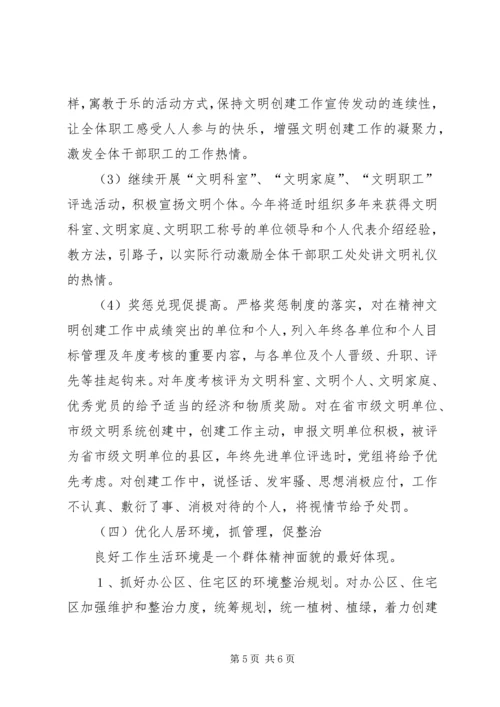 物价局精神文明建设工作计划.docx