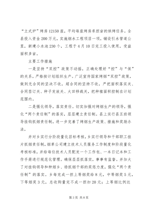 县抗旱保苗工作情况汇报.docx