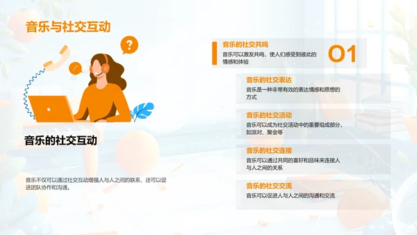 音乐在教学中的应用PPT模板