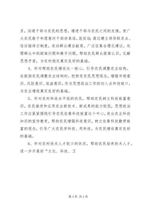 加强当前农村思想政治工作的思考 (6).docx