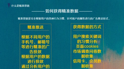 互联网精准营销方案通用PPT模板