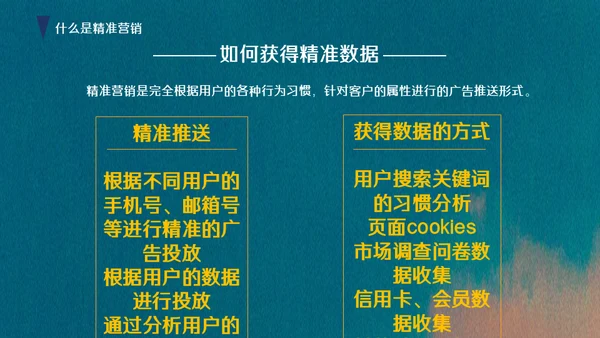 互联网精准营销方案通用PPT模板