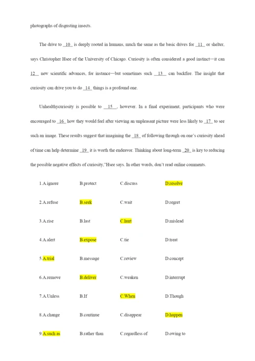 2023年考研英语真题及参考答案完整版优质资料.docx