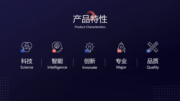 蓝色简约风科技游戏产品介绍