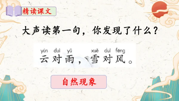 统编版语文一年级上册识字5《对韵歌》教学课件