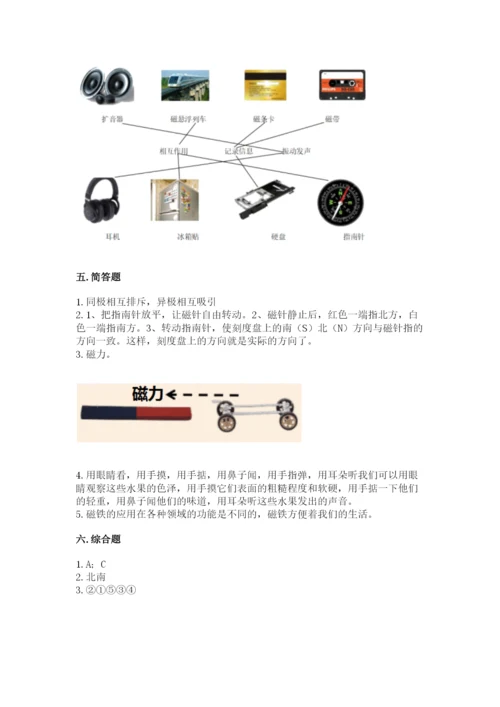 教科版小学科学二年级下册期末测试卷精选.docx