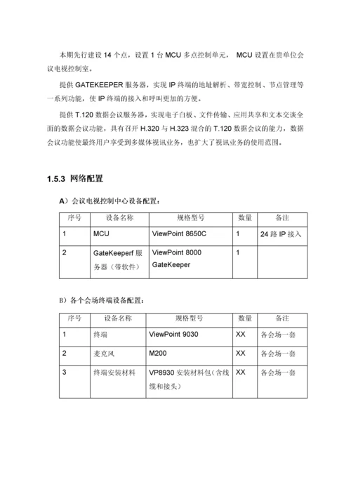 华为高清视频会议系统技术方案2.docx