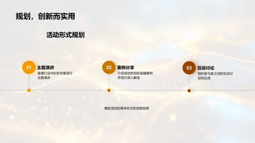 创新金融活动策划