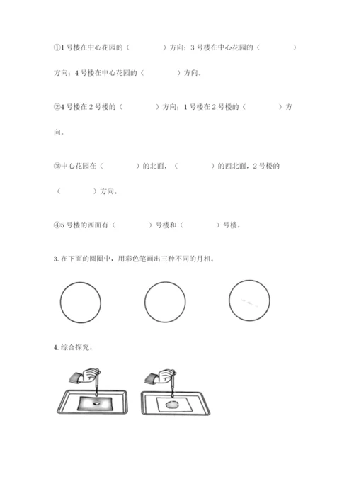 教科版科学二年级上册期末考试试卷（黄金题型）.docx