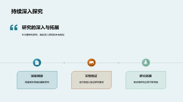 跨学科研究探索