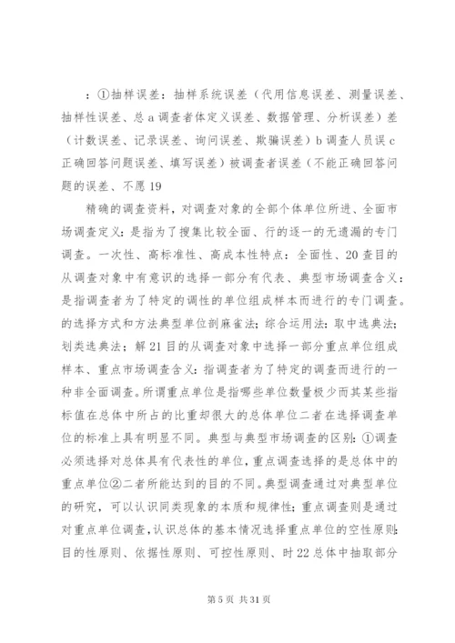 市场调查方案要点.docx