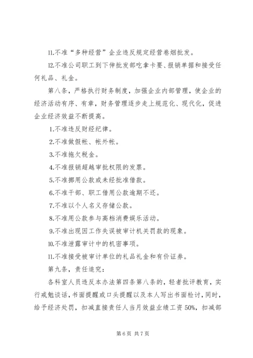 烟草专卖局(公司)党风廉政建设责任制实施办法 (6).docx