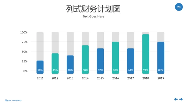 现代干净简洁设计公司简介商务PPT模板