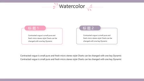 小清新年终工作总结汇报计划PPT