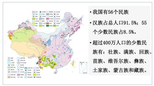 人文地理下册 第四单元 中国各族人民的家园 第一课 国土与人民 课件