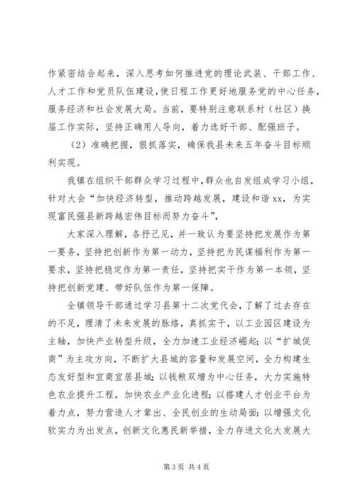 贯彻XX省第十二次党代会精神简报 (3).docx