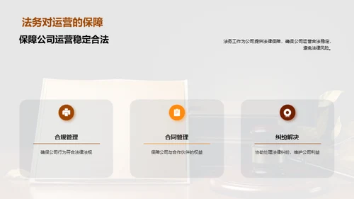 法务工作新篇章