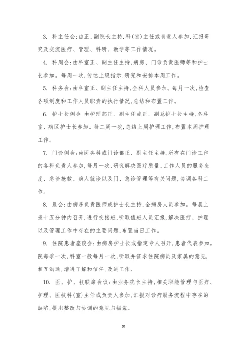 医院会制度15篇.docx