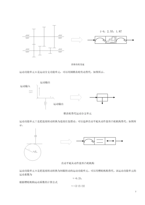 机械原理课程设计--产品包装生产线.docx