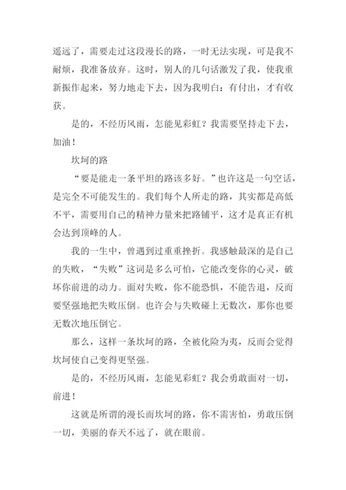 以路为主题的作文.docx