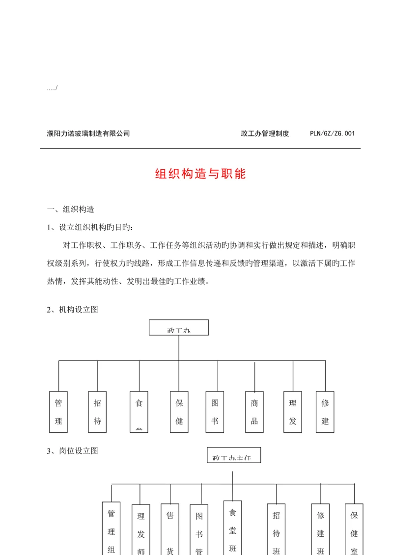 政工办管理新版制度汇编.docx