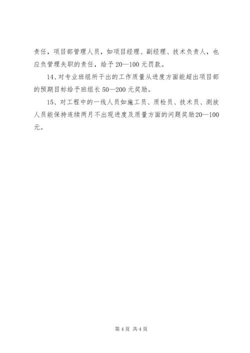 质量管理措施及奖罚制度 (3).docx