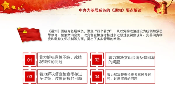 解决形式主义突出问题为基层减负年PPT