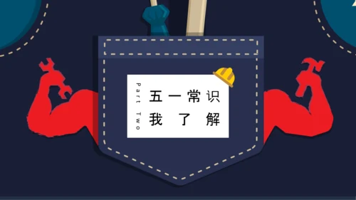 五一国际劳动节主题班会PPT模板