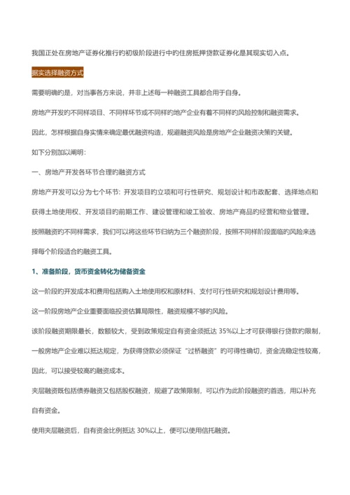 房地产项目的种创新融资方式.docx