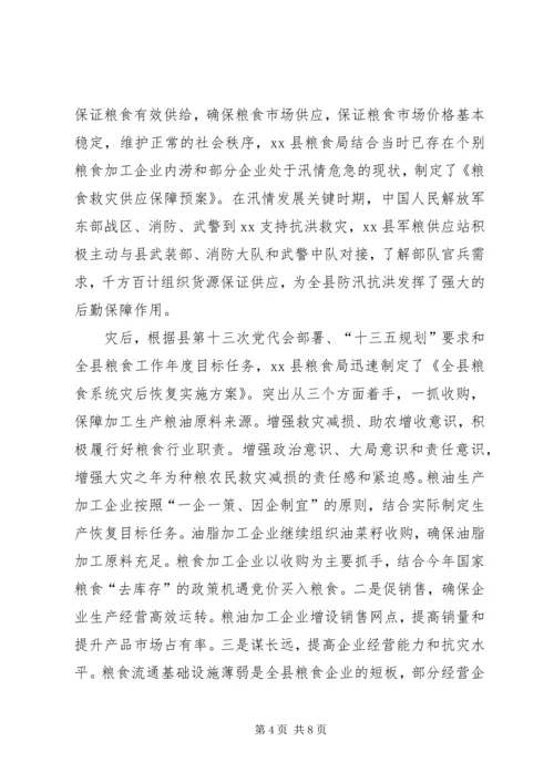 粮食局工作总结及计划范文.docx