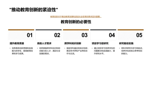 教育创新实践PPT模板