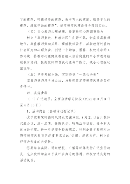 学校师德师风建设实施方案_1.docx